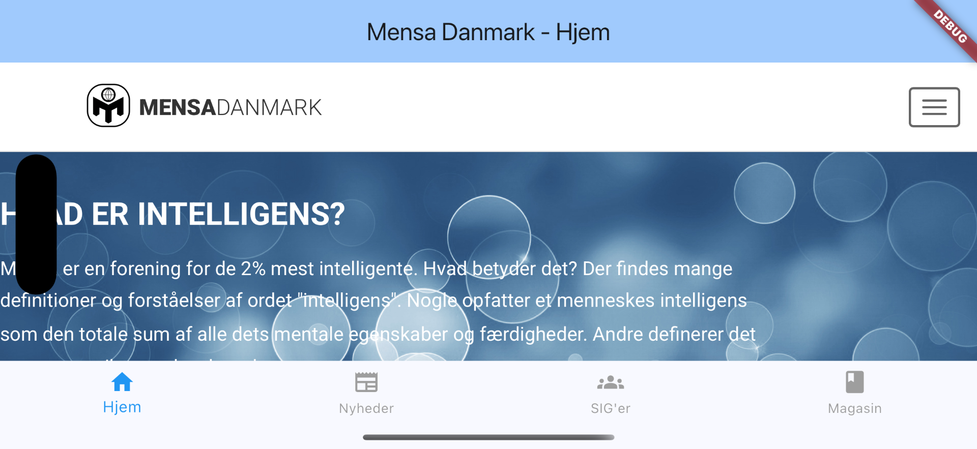 App for community site
